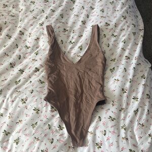 Babaton Brown Bodysuit